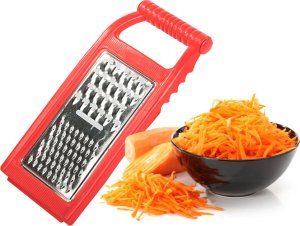 Verk Tarka do warzyw drobne oczka jarzynowa plastry płaska szatkownica 3 ostrza Tarka do warzyw drobne oczka jarzynowa plastry płaska szatkownica 3 ostrza 2