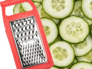 Verk Tarka do warzyw drobne oczka jarzynowa plastry płaska szatkownica 3 ostrza Tarka do warzyw drobne oczka jarzynowa plastry płaska szatkownica 3 ostrza 4