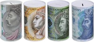 Verk Skarbonka metalowa na pieniądze puszka xl duża Skarbonka metalowa na pieniądze puszka xl duża 6