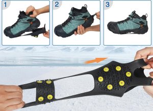 Verk Raki turystyczne raczki na buty kolce antypoślizgowe nakładki 37-41 Raki turystyczne raczki na buty kolce antypoślizgowe nakładki 37-41 6