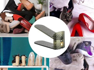 Verk Organizer uchwyt na buty regulowany obuwie półka do szafy garderoby szafki Organizer uchwyt na buty regulowany obuwie półka do szafy garderoby szafki 6