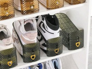 Verk Organizer uchwyt na buty regulowany obuwie półka do szafy garderoby szafki Organizer uchwyt na buty regulowany obuwie półka do szafy garderoby szafki 10