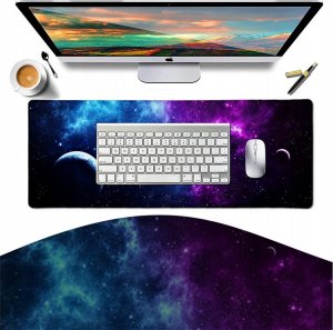 Podkładka Verk Podkładka pod mysz gamingowa na biurko xxl kosmos gwiazdy 80x30 gruba Podkładka pod mysz gamingowa na biurko xxl kosmos gwiazdy 80x30 gruba 4
