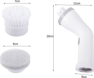 Verk Elektryczna szczotka obrotowa do czyszczenia płytek bezprzewodowa tornado Elektryczna szczotka obrotowa do czyszczenia płytek bezprzewodowa tornado 7