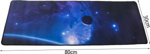 Podkładka Verk Duża podkładka pod mysz myszkę biurowa kosmos gwiazdy wszechświat 80x30 Duża podkładka pod mysz myszkę biurowa kosmos gwiazdy wszechświat 80x30 7