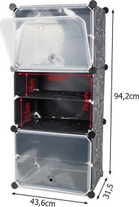 Verk SZAFKA NA BUTY OBUWIE MODUŁOWA REGAŁ 6 PÓŁEK SZAFKA NA BUTY OBUWIE MODUŁOWA REGAŁ 6 PÓŁEK 11