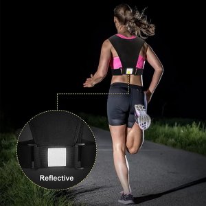 Verk Kamizelka do biegania z odblaskiem sportowa torba uchwyt na telefon Kamizelka do biegania z odblaskiem sportowa torba uchwyt na telefon 4