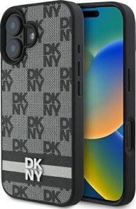 DKNY DKNY DKHCP16SPCPTSSK iPhone 16 6.1" 6.1" czarny/black hardcase Checkered Pattern & Printed Stripes 1