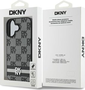 DKNY DKNY DKHCP16SPCPTSSK iPhone 16 6.1" 6.1" czarny/black hardcase Checkered Pattern & Printed Stripes 8