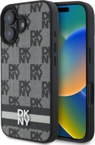 DKNY DKNY DKHCP16SPCPTSSK iPhone 16 6.1" 6.1" czarny/black hardcase Checkered Pattern & Printed Stripes 10