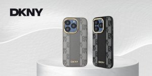 DKNY DKNY DKHMP15LPCPVSLE iPhone 15 Pro 6.1" beżowy/beige hardcase Leather Checkered Mono Pattern MagSafe 6