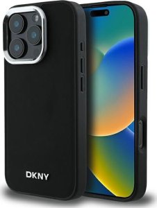 DKNY DKNY DKHMP16XPSCMCLK iPhone 16 Pro Max 6.9" czarny/black hardcase Plain Silver Logo MagSafe 1