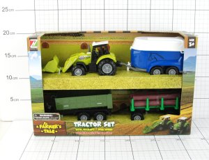 Dromader TRAKTOR+PRZYCZEPY ŚW./DŹW. W PUDEŁKU 1