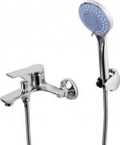 Bateria prysznicowa YokaHome Bateria wannowa ścienna prysznicowa natryskowa chrom - Yoka 3