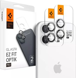 Spigen OSŁONA APARATU SPIGEN OPTIK PRO GLAS.TR ”EZ FIT” CAMERA PROTECTOR 2-PACK IPHONE 16 / 16 PLUS CRYSTAL CLEAR 1