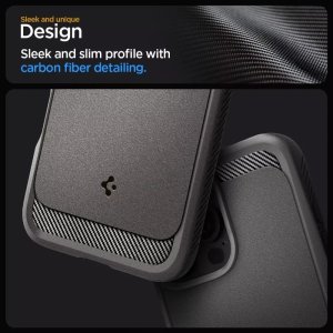 Spigen SPIGEN RUGGED ARMOR MAG MAGSAFE IPHONE 16 PRO GREY 14