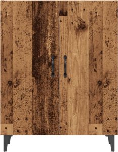 vidaXL vidaXL Szafka, stare drewno, 70x34x90 cm, materiał drewnopochodny 5