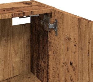 vidaXL vidaXL Wisząca szafka łazienkowa, dąb artisan, 32x20x67 cm 8