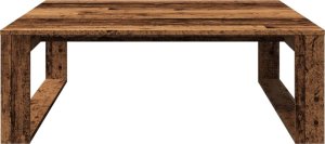 vidaXL vidaXL Stolik kawowy, kolor starego drewna, 100x100x35 cm 4