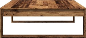 vidaXL vidaXL Stolik kawowy, kolor starego drewna, 100x100x35 cm 5