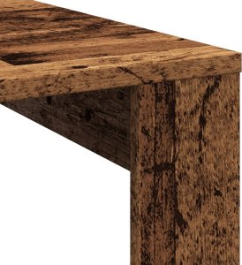 vidaXL vidaXL Stolik kawowy, kolor starego drewna, 100x100x35 cm 7