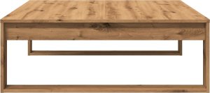 vidaXL vidaXL Stolik kawowy, dąb artisan, 100x100x35 cm 5