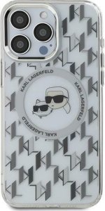 Karl Lagerfeld Karl Lagerfeld KLHMP15SHMCKMHT iPhone 15 6.1" przezroczysty/transparent IML Monogram Karl&Choupette Head MagSafe 1