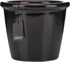 Aluro Osłonka,doniczka czarna ANGIO_ALURO 1