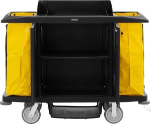 Ulsonix Wózek hotelowy serwisowy do sprzątania na klucz 2 worki 120 x 60 x 127 cm 2