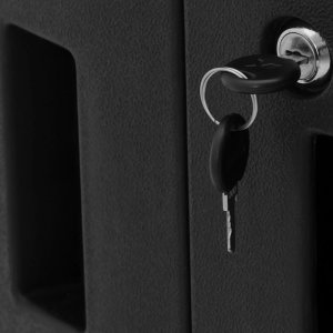 Ulsonix Wózek hotelowy serwisowy do sprzątania na klucz 2 worki 120 x 60 x 127 cm 3