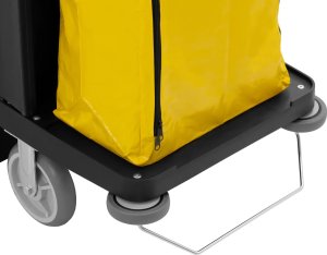 Ulsonix Wózek hotelowy serwisowy do sprzątania na klucz 2 worki 120 x 60 x 127 cm 4