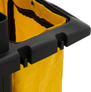 Ulsonix Wózek hotelowy serwisowy do sprzątania na klucz 2 worki 120 x 60 x 127 cm 5