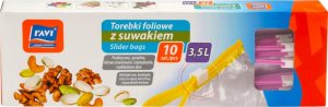 Ravi TOREBKI FOLIOWE Z SUWAKIEM ŻYWNOŚĆ LUNCH MROŻONKI 40SZT 1,5L + 2,5L + 3,5L 7