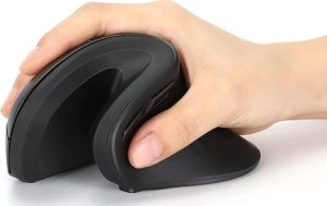 Mysz Techly Myszka bezprzewodowa 2.4GHz RF USB pionowa 3200dpi optyczna 3