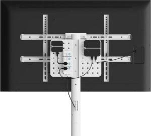 Techly Techly Stojak mobilny TV 37-86" do 50kg regulowany półka uchwyt AV 4
