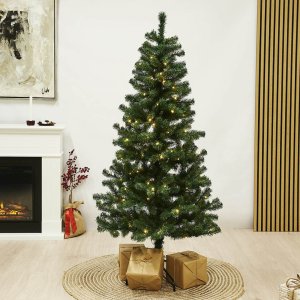 Falk Juletræ kunstig PVC "ALEX", Klasse B, 200X106 cm m/LED NORDIC WINTER (780-117) 1