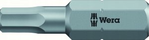 Wera Wera 840/1 Z bits, 1 pc(s), Hex (imperial), 0.05 inc, 25 mm, 25.4 / 4 mm (1 / 4"), Hexagonal 1