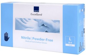 Abena Excellent engangshandske,nitril, pudderfri, str. L 2