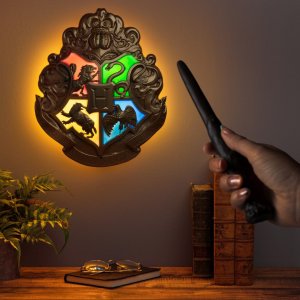 Dekoracja świąteczna Paladone Lampka Harry Potter Hogwart herb sterowana różdżką (PP9641HP) 9