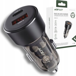 Ładowarka Acefast Ładowarka B12 samochodowa 60W USB-A / USB-C - czarna 6