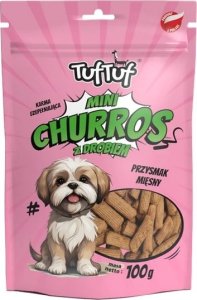 BULT TUF TUF Przysmak Dla Psa Mini Churros z Drobiem 100g 1