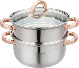 Klausberg GARNEK NA PARĘ KLAUSBERG 3 ELEM. 20cm KB-7728 ROSE GOLD 3