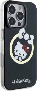 Hello Kitty HKHMP16XHFLBK iPhone 16 Pro Max 6.9" black/black hardcase IML Fun bow Magsafe 4