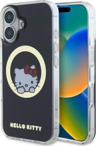 Hello Kitty Hello Kitty HKHMP16SHSWKK iPhone 16 6.1" black/black hardcase IML Sweet Kitty Magsafe 1