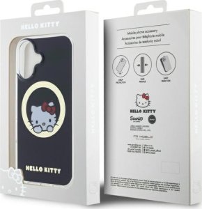Hello Kitty Hello Kitty HKHMP16SHSWKK iPhone 16 6.1" black/black hardcase IML Sweet Kitty Magsafe 8