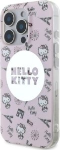 Hello Kitty HKHMP16XHAOPP iPhone 16 Pro Max 6.9" pink/pink hardcase IML All Over Paris Magsafe 2