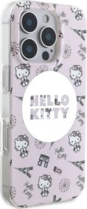 Hello Kitty HKHMP16XHAOPP iPhone 16 Pro Max 6.9" pink/pink hardcase IML All Over Paris Magsafe 4