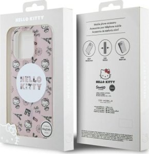 Hello Kitty HKHMP16XHAOPP iPhone 16 Pro Max 6.9" pink/pink hardcase IML All Over Paris Magsafe 8