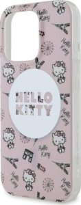 Hello Kitty HKHMP16LHAOPP iPhone 16 Pro 6.3" pink/pink hardcase IML All Over Paris Magsafe 6