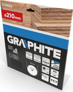 Graphite Akcesoria do pił i pilarek Tarcza 210 x 30 mm 40 zębów 2